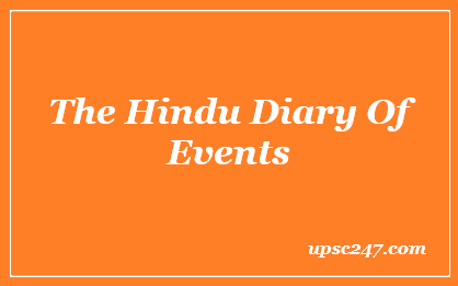 The Hindu Diary of Events 2020-21 Pdf For UPSC & Other Exams 