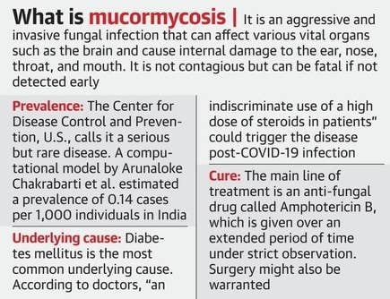 Black Fungus UPSC | What is Mucormycosis | Symptoms | Causes | Treatment 