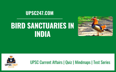 List of Bird Sanctuaries In India With Map | UPSC